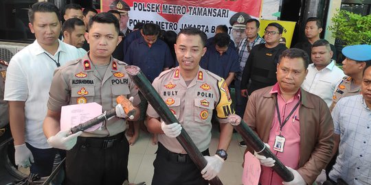 Polisi Tangkap Komplotan Maling Kabel Telkom di Tamansari