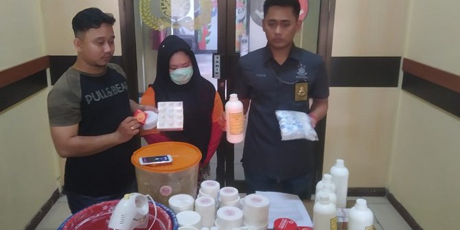 Pembuat Kosmetik Oplosan di Samarinda Diciduk, Dijual hingga ke Jakarta