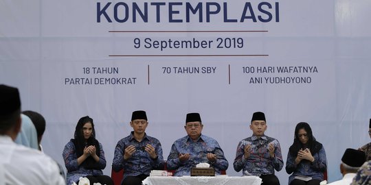SBY Gelar Malam Kontemplasi dan Tahlilan 100 Hari Ibu Ani