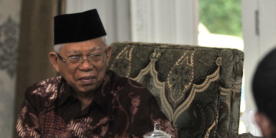 Jenguk ke RSPAD, Ma'ruf Amin Doakan BJ Habibie Sehat dan Kembali Beraktivitas