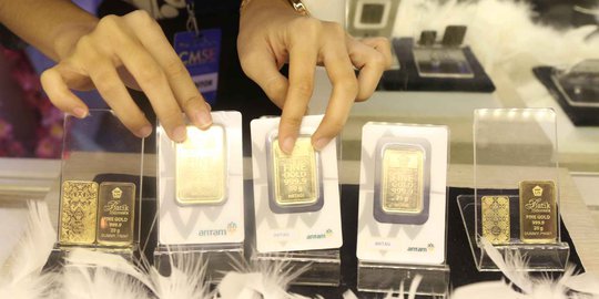 Harga Emas Turun Rp3.000 Menjadi Rp751.000 per Gram Hari ini