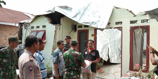 Puting Beliung Rusak 32 Rumah di Deli Serdang