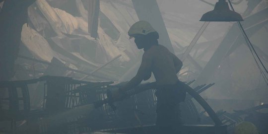 SDN 01 Meruya Jakarta Terbakar