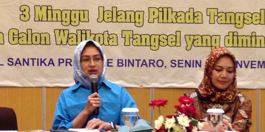 Airin Enggan Tanggapi Pencalonan Adik Kandung di Pilwalkot 2020-2024