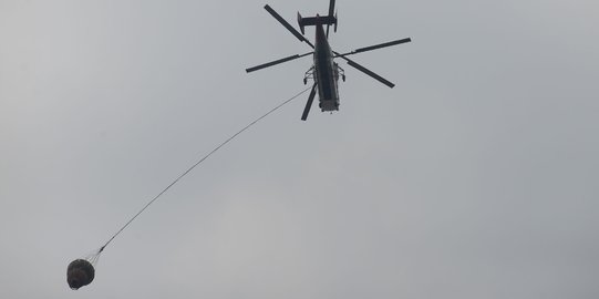 Atasi Karhutla, Gubernur Sumsel Minta Tambahan Helikopter Pengebom Air