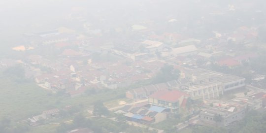 Akibat Kabut Asap, Udara Empat Daerah di Riau Berbahaya‎ untuk Dihirup