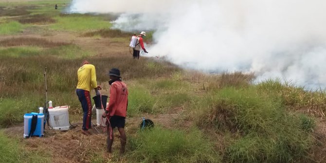 Gara-Gara Asap Pekat, 2 Pesawat Berputar di Langit Palembang