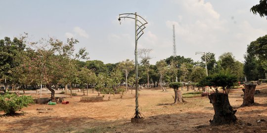 Kondisi Memprihatinkan Taman Kota Jatinegara