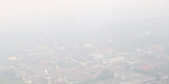 Terbang ke Riau, Jokowi dan Jajaran Menteri Rapat Khusus Bahas Kabut Asap