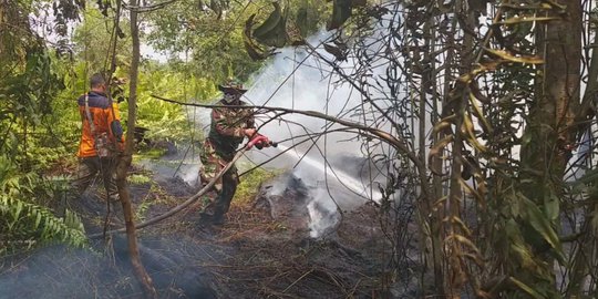 Hutan Wisata Gedong Songo Semarang Kebakaran