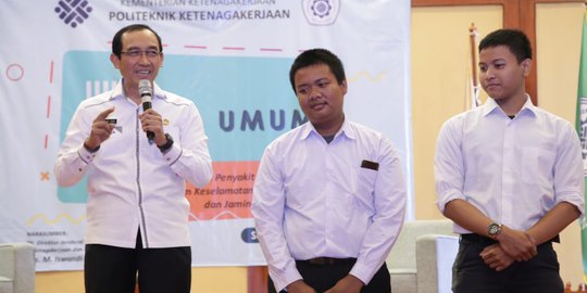 Kemnaker Ajak Mahasiswa Polteknaker Tingkatkan Kesadaran Pentingnya K3