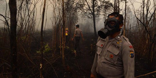 Polisi Tetapkan 230 Orang Tersangka Karhutla