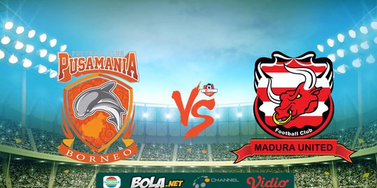 Hasil Shopee Liga 1 2019: Borneo FC Petik Kemenangan Atas Madura United 2-1