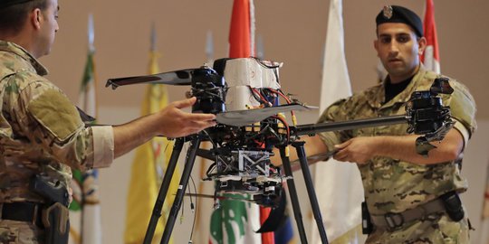 Drone Israel yang Diduga Bawa Bahan Peledak ke Lebanon