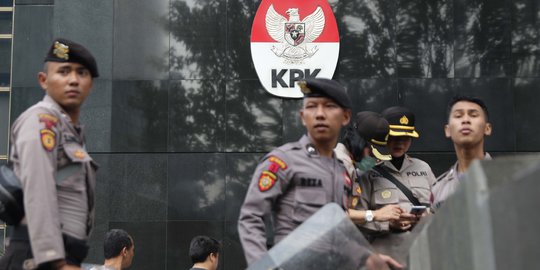 Polisi Perketat Penjagaan Gedung KPK