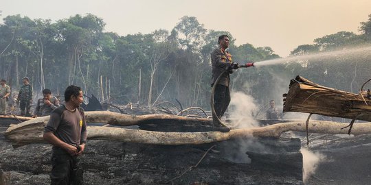 Kementerian LHK Segel 52 Lokasi dan Tetapkan 5 Perusahaan Tersangka Kasus Karhutla