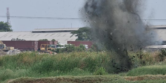 Peledakkan Bom Milik Terduga Teroris