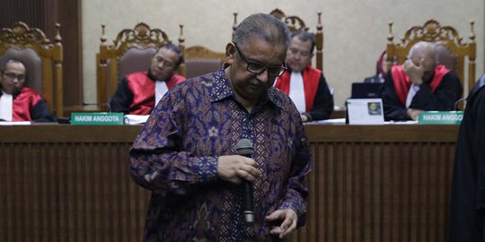 Sidang Dugaan Suap PLTU Riau-1, Sofyan Basir Jalani Pemeriksaan Terdakwa