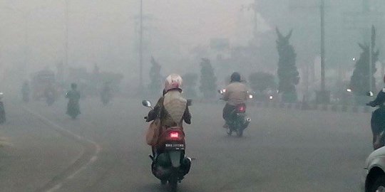 11.268 Warga Pekanbaru Menderita ISPA Akibat Kabut Asap