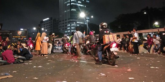 Mahasiswa Mengaku Diperbolehkan Polisi Menginap di Gedung DPR/MPR