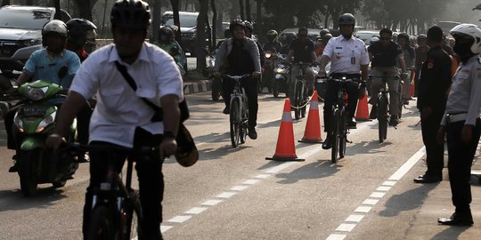 Dishub DKI akan Patroli 3 Jam Sekali Bersihkan Jalur Sepeda dari Kendaraan Bermotor