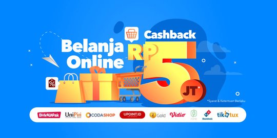 Belanja Online Pakai DANA Kini Bisa Dapat Random Cashback Hingga Rp5 Juta Lho