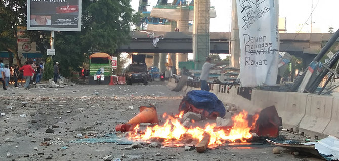 demo mahasiswa di makassar