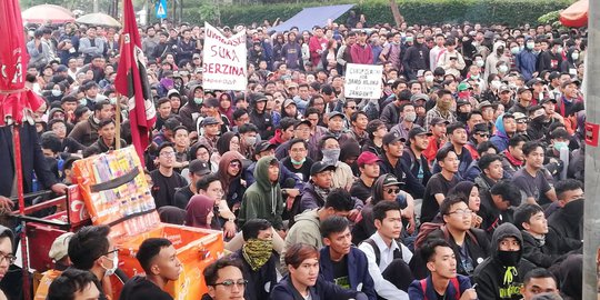 Anggota DPRD Jabar Klaim Ingin Audiensi Tapi Ditolak Mahasiswa