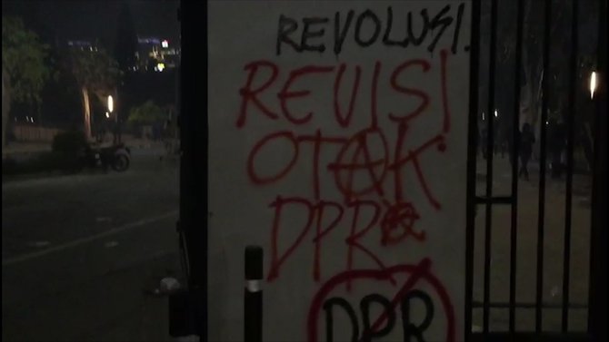 vandalisme di gbk