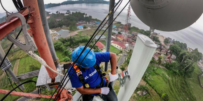 Jaringan XL di Danau Toba Diperkuat