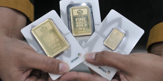 Harga Emas Menguat Rp4.000 ke Posisi Rp769.000 per Gram Hari ini