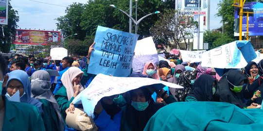 Demo Mahasiswa di Banda Aceh, Akses Kendaraan ke Kawasan Simpang 5 Ditutup