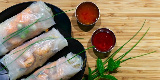 Resep Vietnamese Spring Rolls, Lumpia Kaca Vietnam yang Segar dan Rendah Kalori