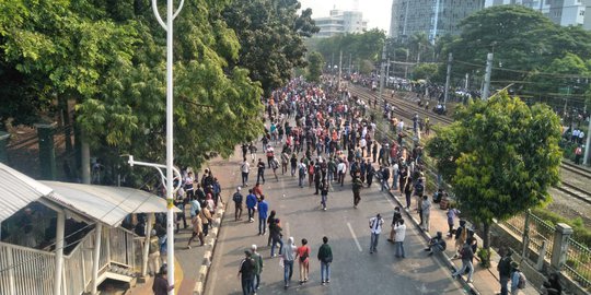 Bolos Demi Ikut Unjuk Rasa, Puluhan Siswa SMK & SMA di Palembang Diamankan