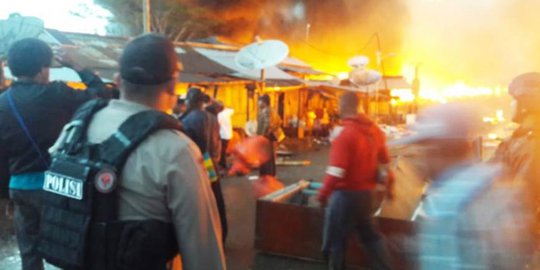 150 Kios di Pegunungan Bintang Papua Terbakar Akibat Ulah Sekelompok Pemuda Mabuk