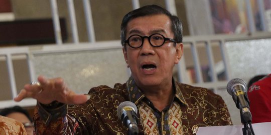 Bertemu Presiden Jokowi, Menkum HAM Klaim Tidak Bahas Soal Perppu KPK