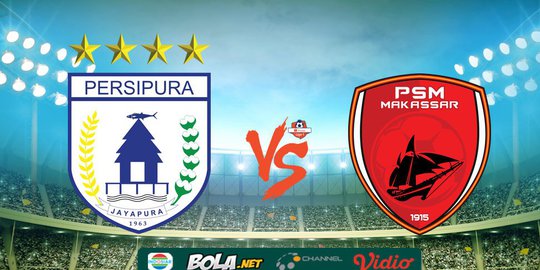 Hasil Shopee Liga 1: Persipura Jayapura vs PSM Makassar Berakhir dengan Skor 3-1
