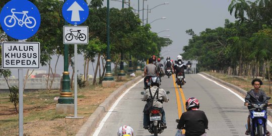 MTI: Jalur Sepeda di Jakarta Harus Dibatasi dari Sepeda Motor
