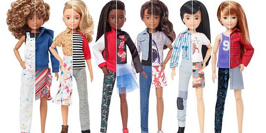 Setelah Boneka Difabel, Kini Mattel Luncurkan Barbie Bergender Netral