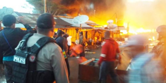 Satu Terduga Pelaku Pembakaran Sejumlah Kios di Oksibil Kembali Ditangkap