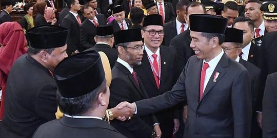 Presiden Jokowi: Selamat Bekerja Anggota MPR, DPR, DPD 2019-2024