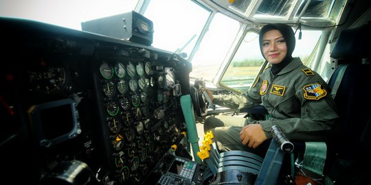 Dulu Takut Ketinggian, Kini Anisa Jadi Pilot Hercules dan Hobi Bermanuver Ekstrem