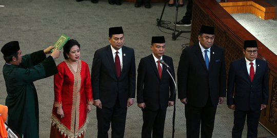 Ini Harta Kekayaan Lima Pimpinan DPR Baru, Rachmat Gobel Paling Tajir