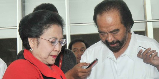 Sikap Cuek Megawati Ditertawai Surya Paloh