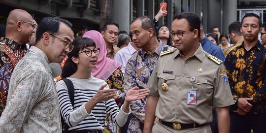 Ke Pimpinan DPRD DKI Baru, Anies Pesan Banyak Raperda Harus Diselesaikan
