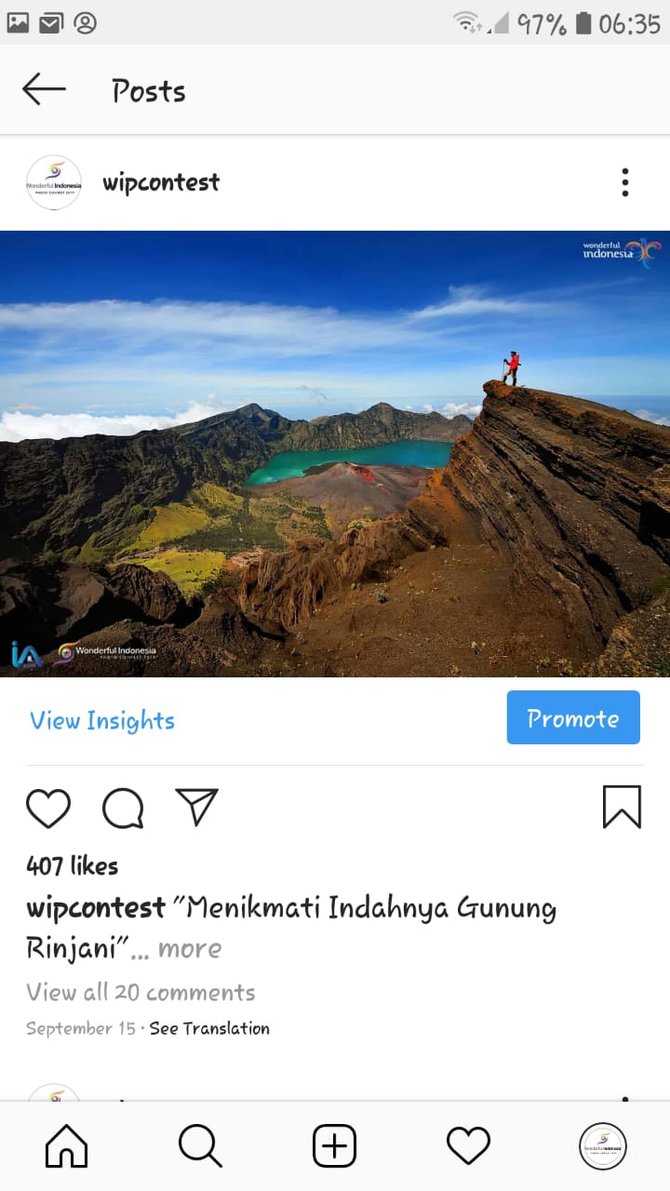 pemenang event wonderful indonesia photo contest