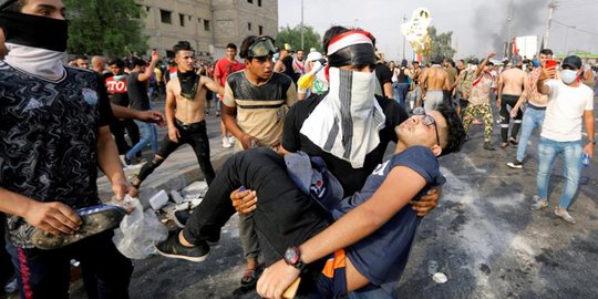 12 Orang Tewas dalam Demo Anti-pemerintah di Irak