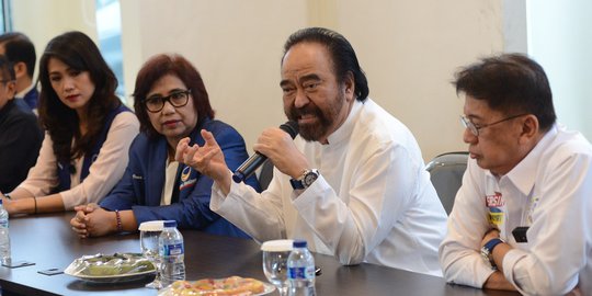 Surya Paloh: Saya Ingin Airlangga & Bamsoet Bersama Besarkan Golkar