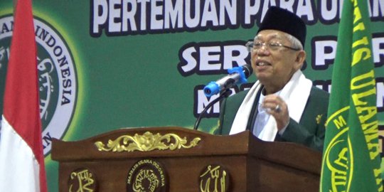 Soal Komposisi Kabinet, Ma'ruf Amin Irit Bicara