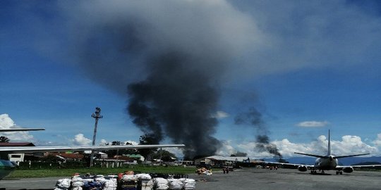 Kerusuhan Wamena, Total 787 Bangunan dan 223 Kendaraan Dibakar